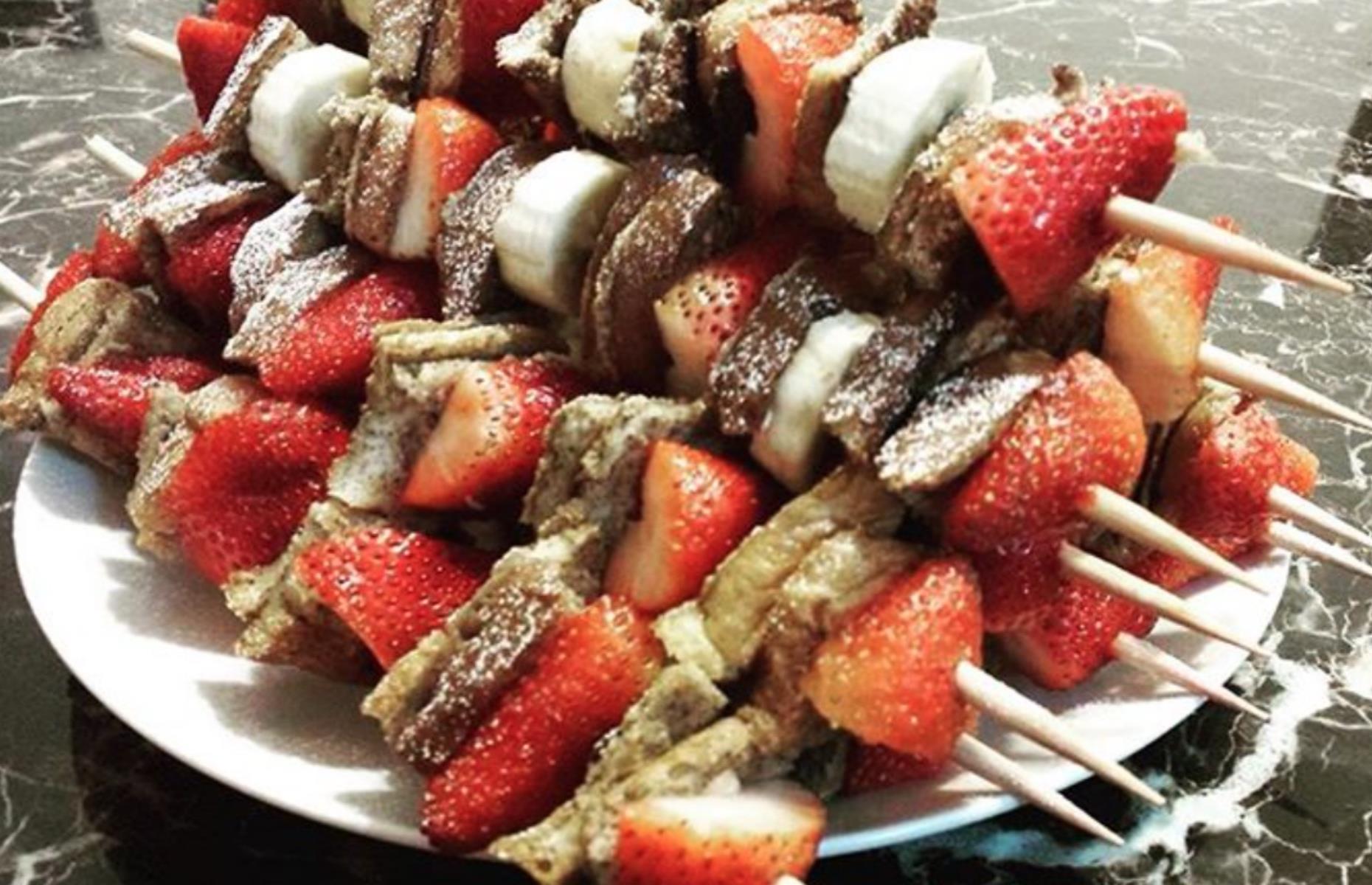 French toast kabobs